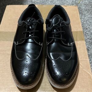 Stacy Adams Black Leather Derbys